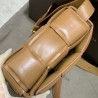 Bottega Veneta Padded Cassette Bag In Caramel Lambskin 524