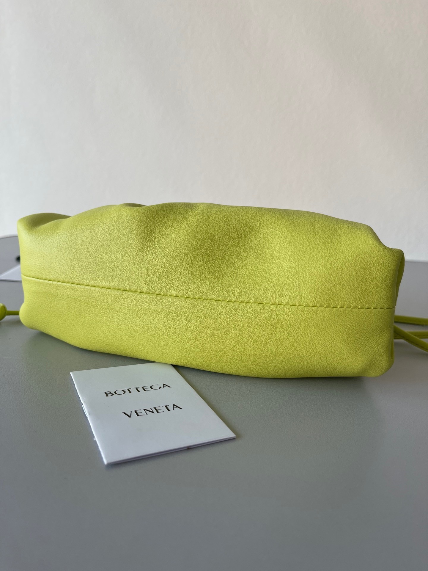 Bottega Veneta Mini Pouch Bag In Kiwi Calfskin 696