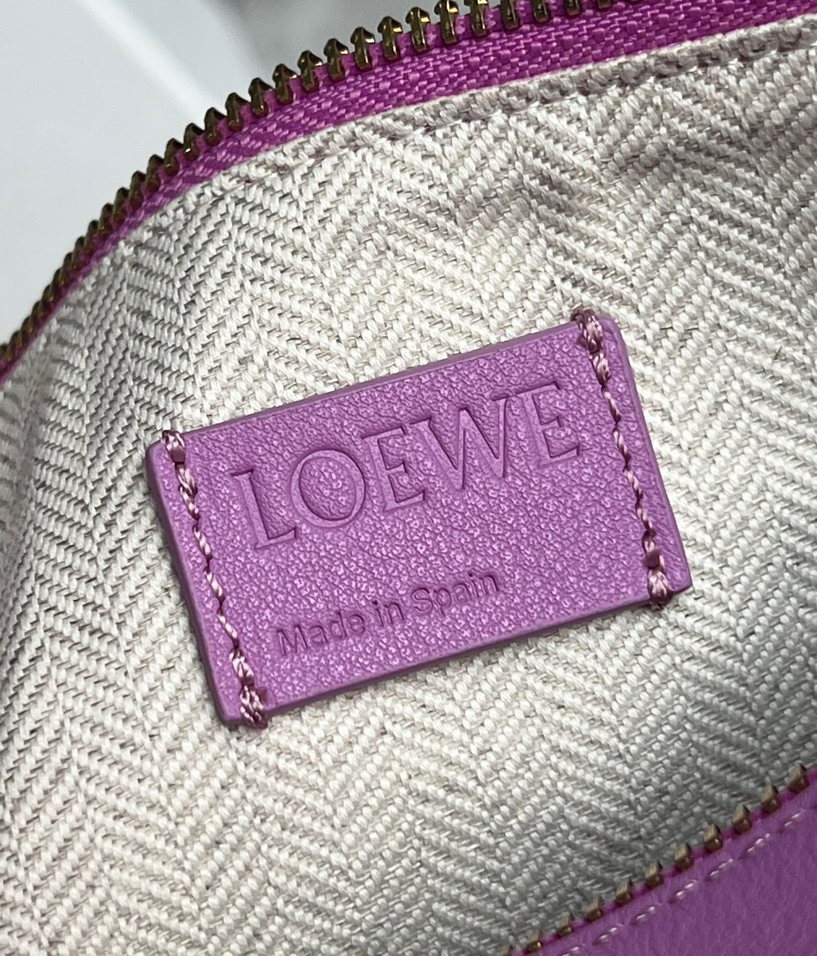 Loewe Mini Hammock Hobo Bag in Rockrose Calfskin 304