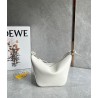 Loewe Mini Hammock Hobo Bag in White Calfskin 333