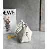 Loewe Mini Hammock Hobo Bag in White Calfskin 333