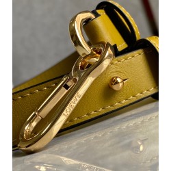 Loewe Puzzle Small Bag In Ochre/White/Taupe Calfskin 354