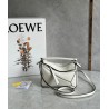 Loewe Puzzle Mini Bag In White Grained Calfskin  384