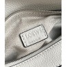 Loewe Puzzle Mini Bag In White Grained Calfskin  384