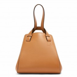 Loewe Hammock Nugget Bag In Brown Calfskin 415