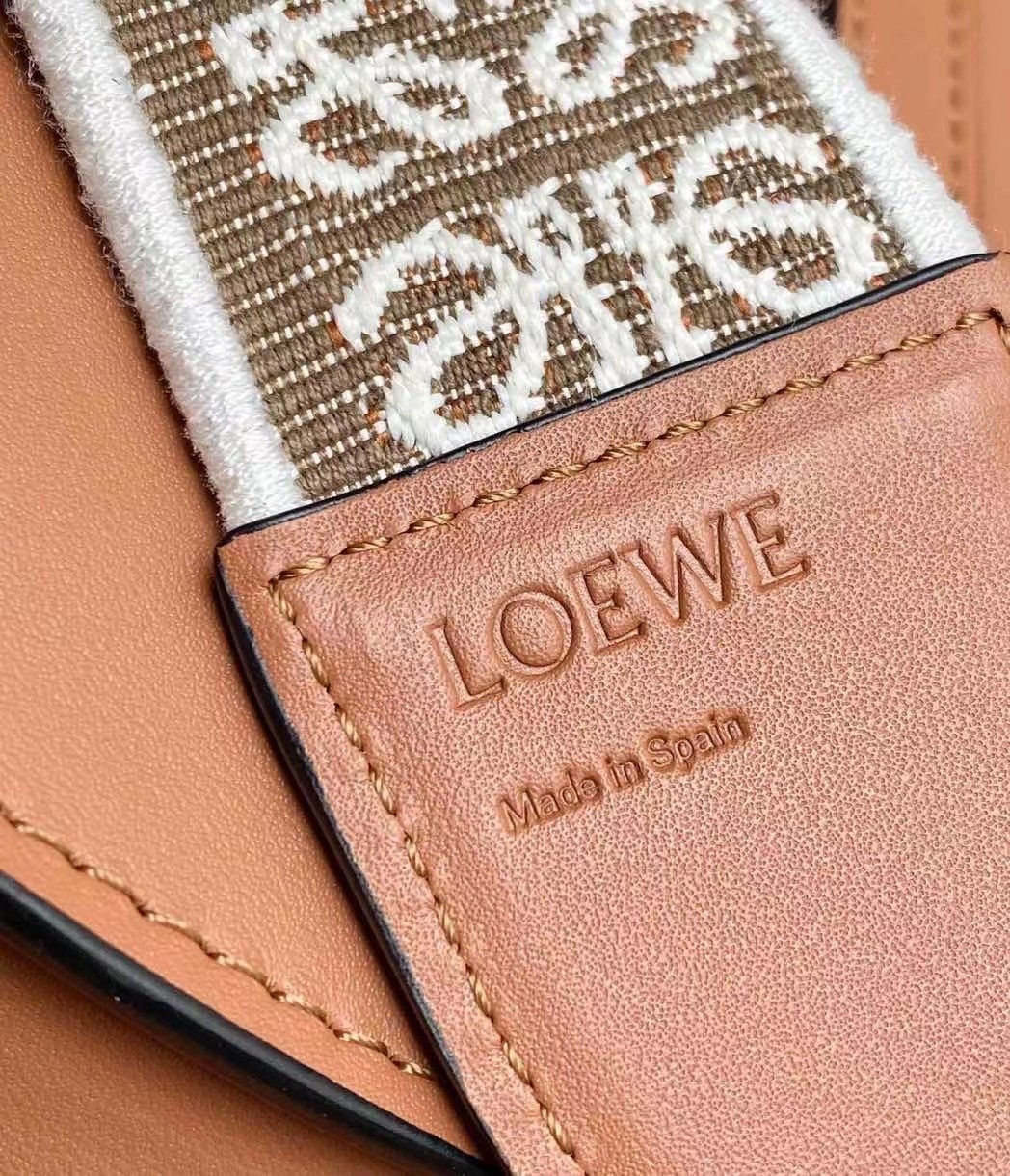 Loewe Mini Gate Dual Bag In Tan Calfskin 692