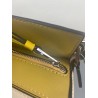 Loewe Mini Puzzle Bag In Ochre/White/Yellow Calfskin 771