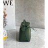 Loewe Puzzle Mini Bag In Vintage Khaki Satin Calfskin 211