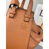 Loewe Mini Hammock Drawstring Bag In Brown Calfskin 339