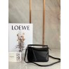 Loewe Mini Puzzle Bag In Black Calfskin Leather 103