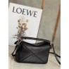 Loewe Mini Puzzle Bag In Black Calfskin Leather 103