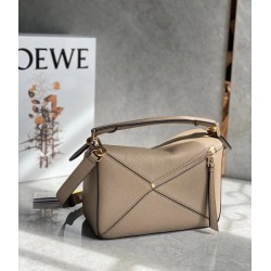 Loewe Puzzle Small Bag In Sandy Grained Leather 364