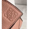 Loewe Puzzle Mini Bag In Dark Blush Grained Calfskin  225