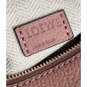 Loewe Puzzle Mini Bag In Dark Blush Grained Calfskin  225