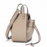 Loewe Mini Hammock Drawstring Bag In Sand Calfskin 399