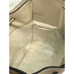 Loewe Mini Hammock Drawstring Bag In Sand Calfskin 399