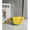 Loewe Gate Dual Mini Bag in Yellow Calfskin 634