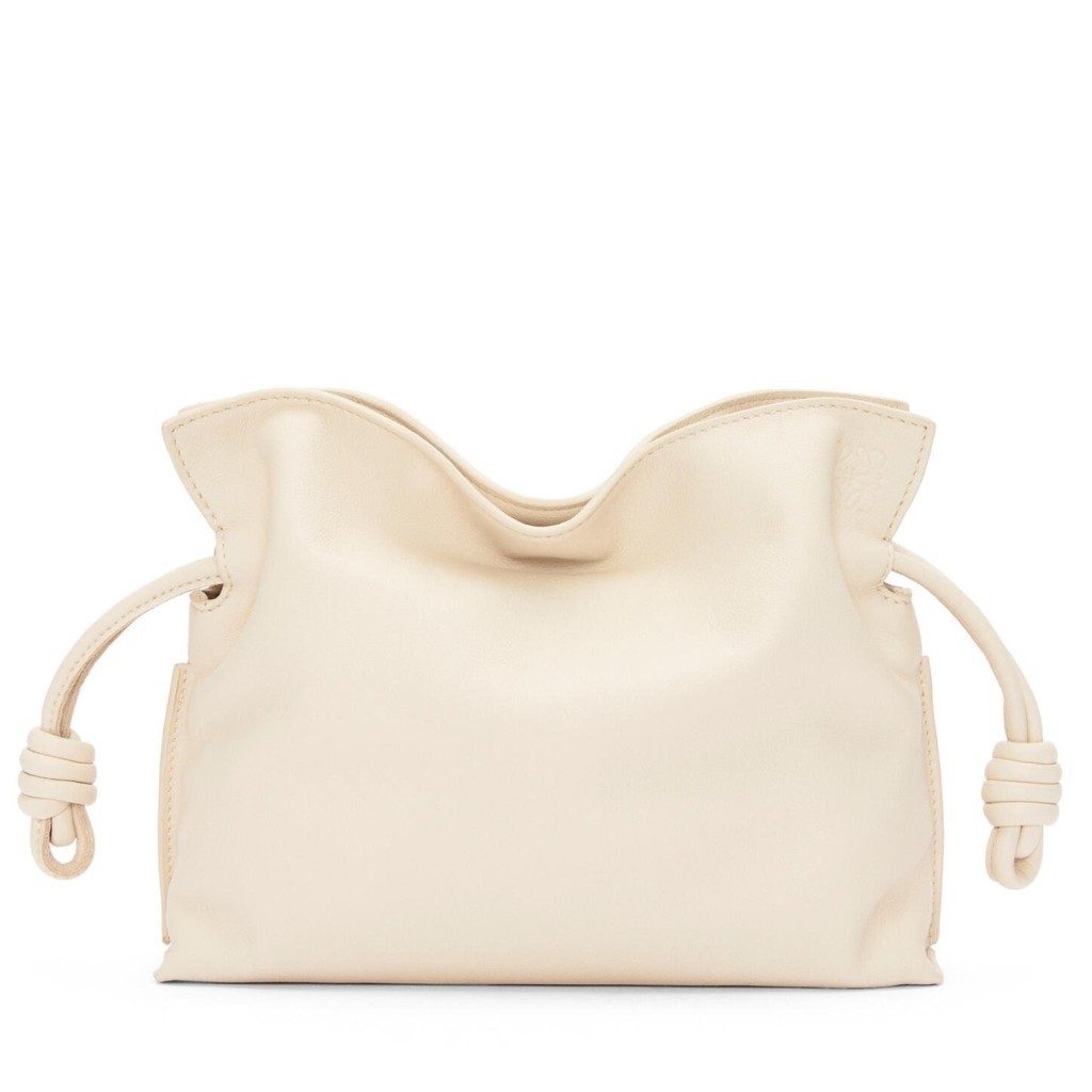 Loewe Mini Flamenco Clutch Bag In Angora Calfskin 687