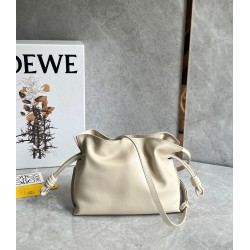 Loewe Mini Flamenco Clutch Bag In Angora Calfskin 687