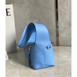 Loewe Puzzle Hobo Bag In Blue Nappa Calfskin 742