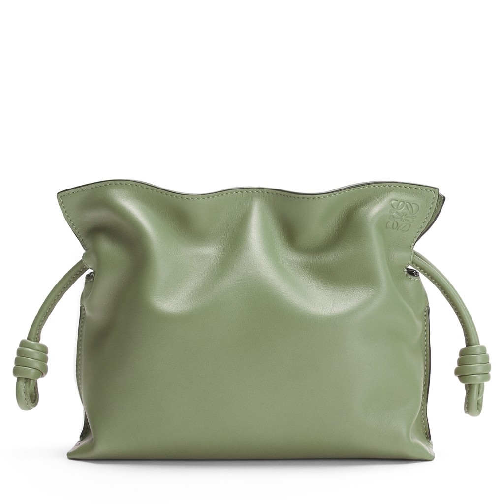 Loewe Flamenco Mini Clutch In Rosemary Nappa Leather 772