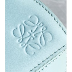 Loewe Puzzle Small Bag In Aquamarine Satin Calfskin 872