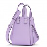 Loewe Compact Hammock Bag in Light Mauve Grained Calfskin 937