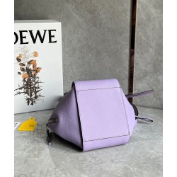 Loewe Compact Hammock Bag in Light Mauve Grained Calfskin 937