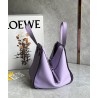 Loewe Compact Hammock Bag in Light Mauve Grained Calfskin 937