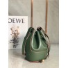 Loewe Small Balloon Bucket Bag In Khaki Calfskin 162