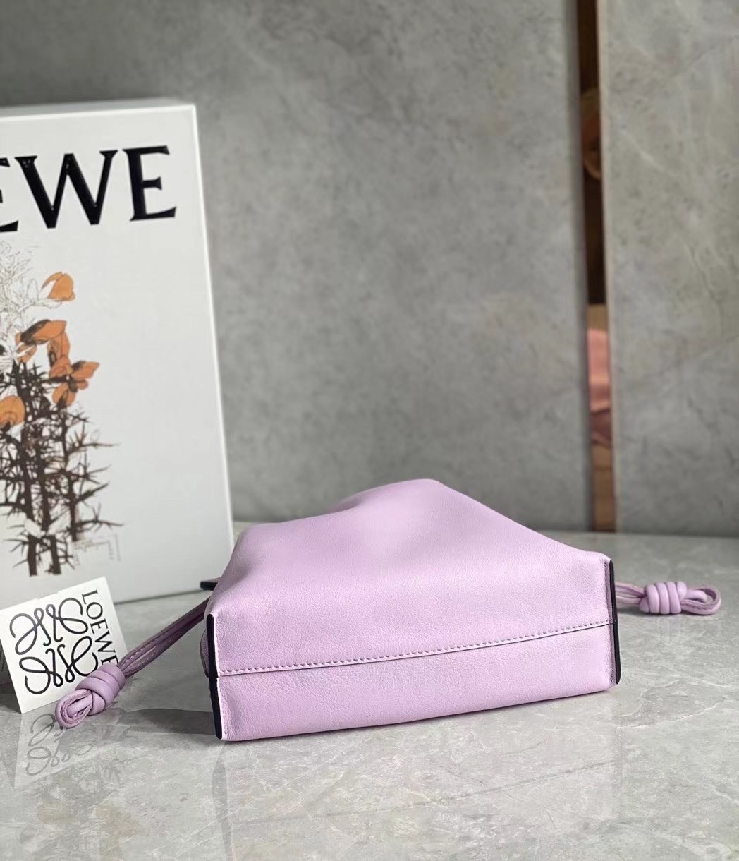 Loewe Flamenco Mini Clutch In Bloom Orchid Nappa Leather 456