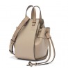 Loewe Mini Hammock Drawstring Bag In Sand Leather 483