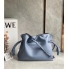 Loewe Flamenco Clutch In Atlantic Blue Nappa Leather 550