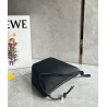 Loewe Mini Hammock Hobo Bag in Black Calfskin 009