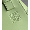 Loewe Compact Hammock Bag in Lime Green Satin Calfskin 555