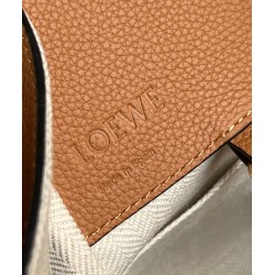 Loewe Compact Hammock Bag in Light Caramel Grained Calfskin 613