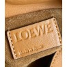 Loewe Flamenco Nano Clutch In Brown Nappa Leather 577