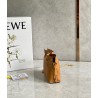 Loewe Flamenco Nano Clutch In Brown Nappa Leather 577