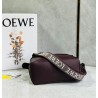 Loewe Puzzle Small Bag In Burgundy Satin Calfskin 574