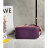 Loewe Puzzle Small Bag In Purple/Caramel/Blossom Calfskin 520