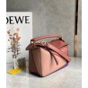 Loewe Puzzle Small Bag In Purple/Caramel/Blossom Calfskin 520