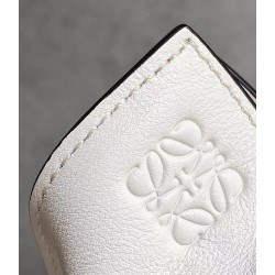 Loewe Flamenco Mini Clutch In White Nappa Leather 635