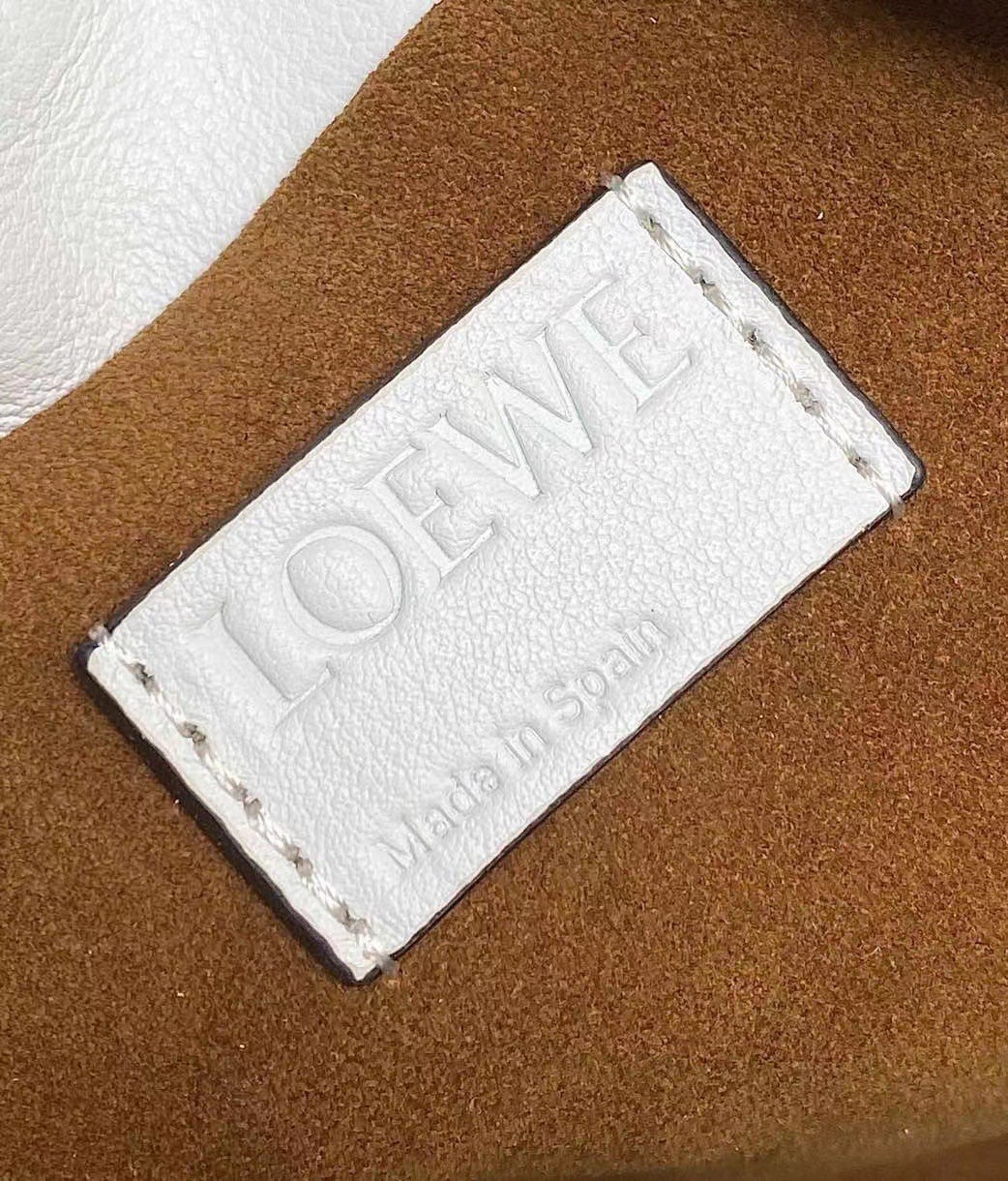 Loewe Flamenco Mini Clutch In White Nappa Leather 635