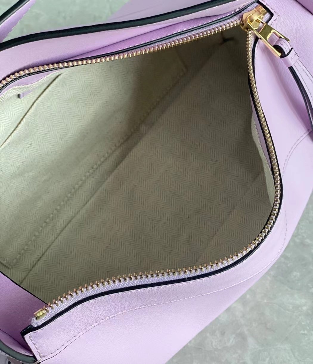 Loewe Puzzle Hobo Bag In Pink Nappa Calfskin 581