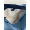 Loewe Large Puzzle Bag In Blue Grained Leather 621