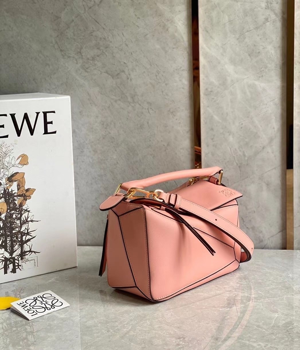 Loewe Puzzle Small Bag In Blossom Calfskin Leather 640