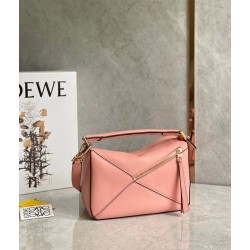 Loewe Puzzle Small Bag In Blossom Calfskin Leather 640