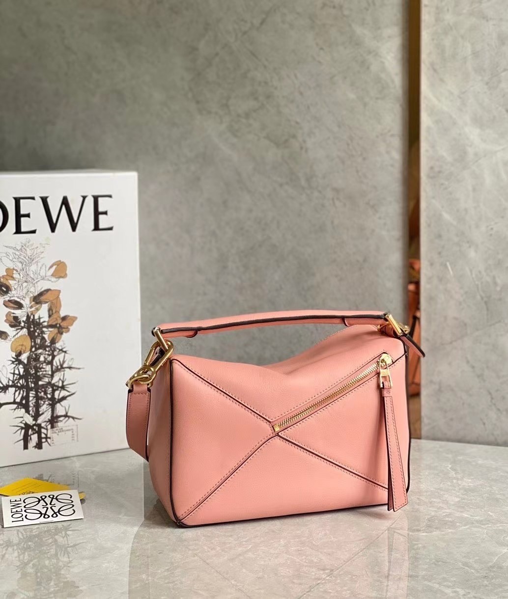 Loewe Puzzle Small Bag In Blossom Calfskin Leather 640