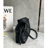 Loewe Flamenco Clutch Bag in Black Nappa Calfskin 764