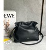 Loewe Flamenco Clutch Bag in Black Nappa Calfskin 764